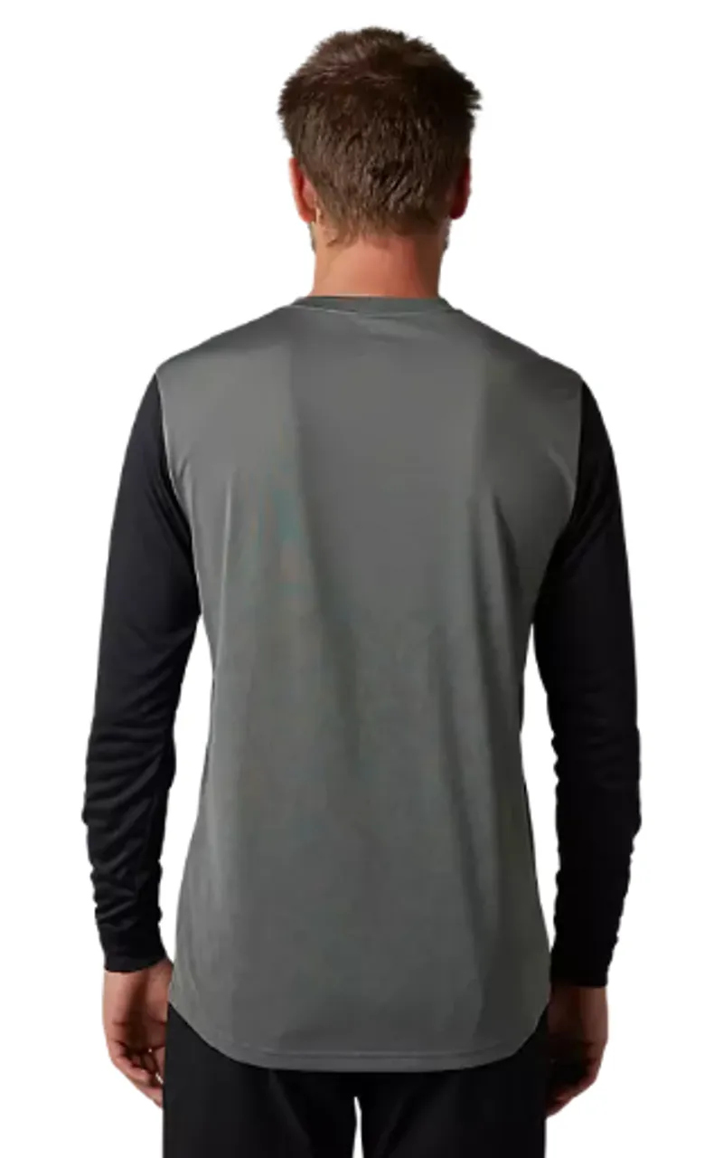 Fox Racing Ranger Tru Dri Long Sleeve Jersey in Pewter-2